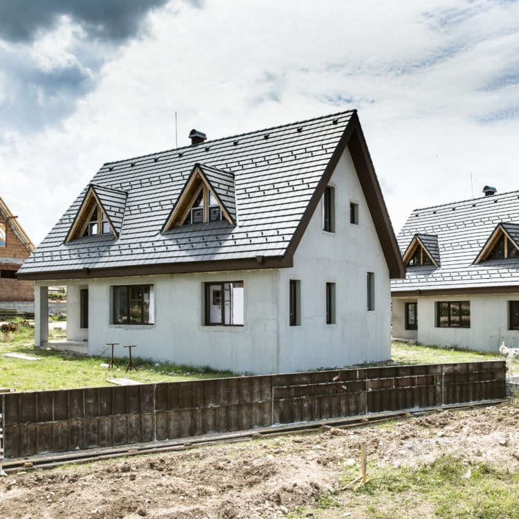 Small new build house